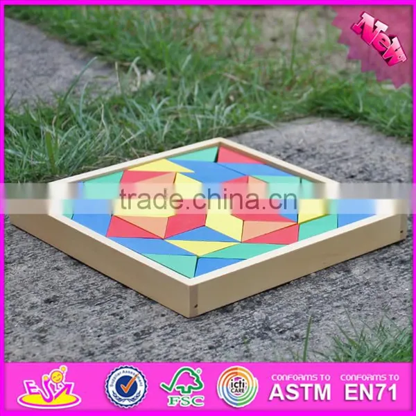 2016 New Design Educational Bloccks Toy Wooden Kids Puzzles W14A182 photo-3