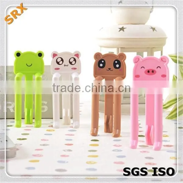 New Product of 2015 Diy Cartoon Mini Garbadge Bag Clamp Clip Plastic Clips photo-2