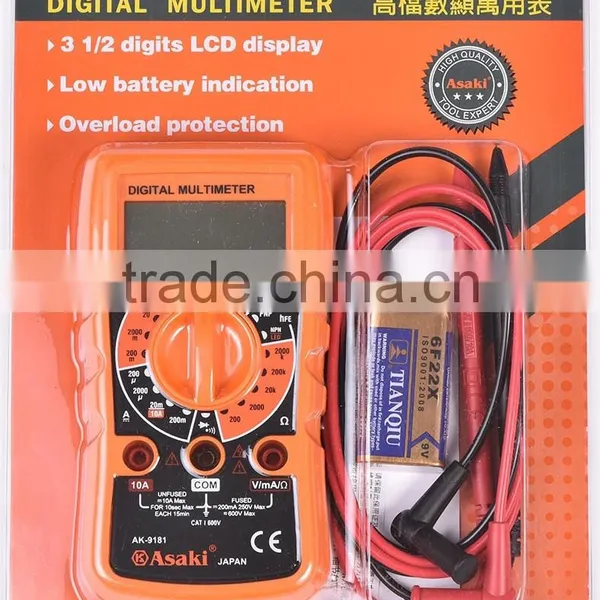 AK-9181 High Grade ABS Case Multimeter photo-5