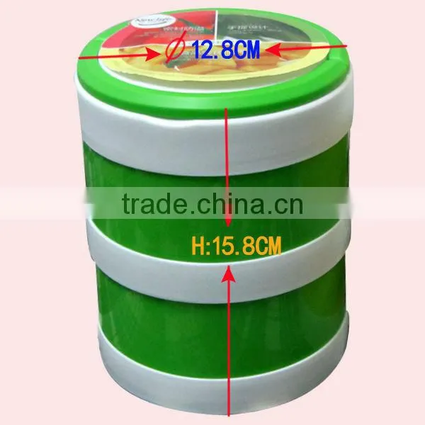 2 Layers Plastic School Lunch Box With Handle photo-2