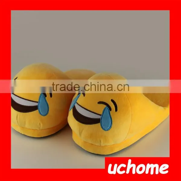 UCHOME 2016 Super Soft Material Whatsapp Emoji Slipper For Adults Plush Stuffed Pillow photo-3