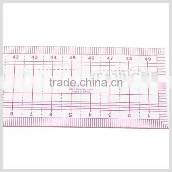 Kearing 5*50cm Length Flexible Sandwich Line Plastic Grading Ruler for Sewing Design# 8002 photo-3