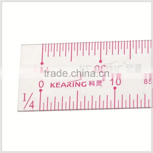 Kearing High Quality Garment Scale Rulers 1/4, 1/5,sanwich Line Flexible Plastic Ruler #8502 photo-5