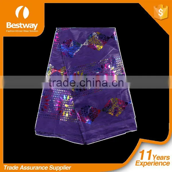 2016 Fancy African Bazin Clothes Bazin Lace In Fashion Style BBZL05 photo-5