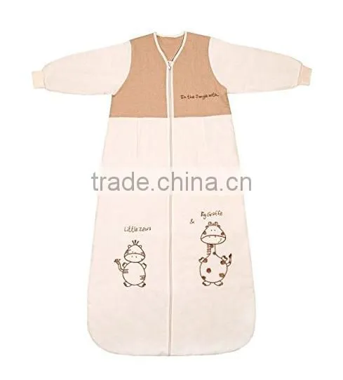China Applique Wearable Organic Cotton Sleeping Bag Sale photo-4