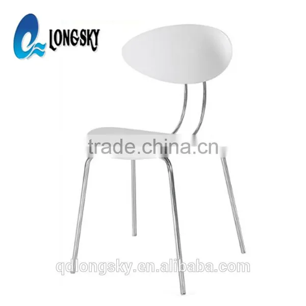 LS-4023 High Quatlity Elegant Modern Designer Plastic Dining Chair Stackable pp Chair Price photo-5