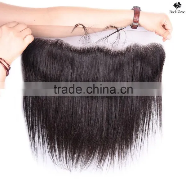 13x4 Ear to Ear Human Hair Lace Frontal Piece Lace Closure With Bundles, Wholesale Lace Frontals With Baby Hair photo-5