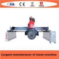 Bridge Type Multi Blades Stone Block Cutting Machine With Skate Board