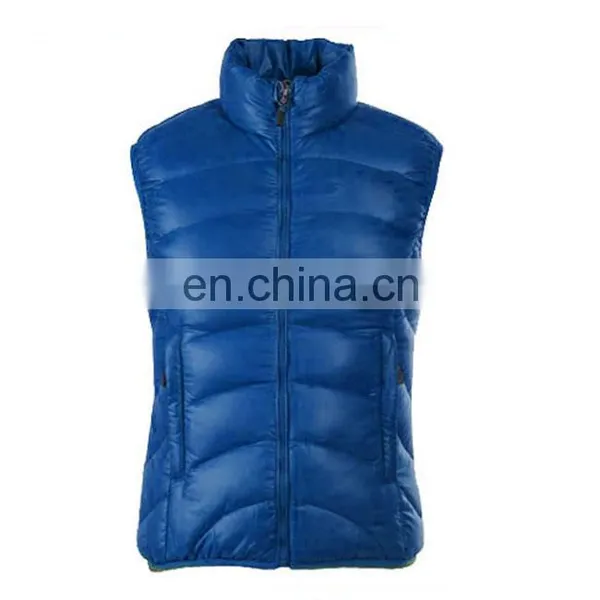 Waterproof Cover Wine Red Duck Down Vest for Woman photo-6