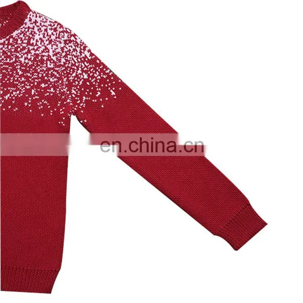 2017 Wholesale Nice Custom Winter Child Design Knitted Mongolian Cashmere Kid Sweater for Boys photo-5