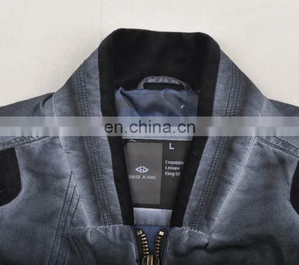2017 Latest Design Mens Handsome pu Leather Gueqi Motrocycle Jacket photo-4