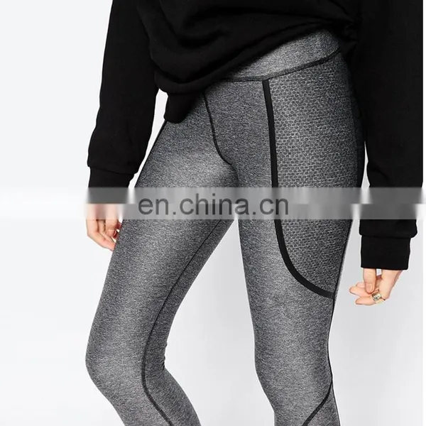 Premium Contrast Piping Compression Leggings photo-3