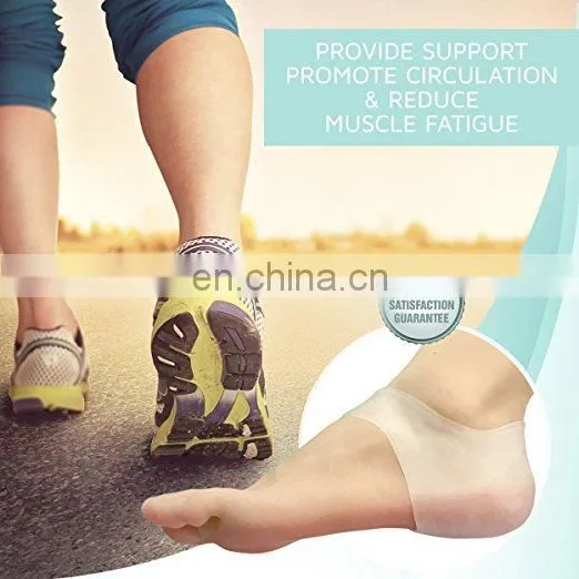 Deluxe Plantar Fasciitis Silicone Heel Sleeve Feet photo-2
