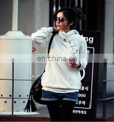 Fashion Women Long Sleeve Hoodie Sweatshirt Casual Hooded Coat Pullover Sweater photo-3