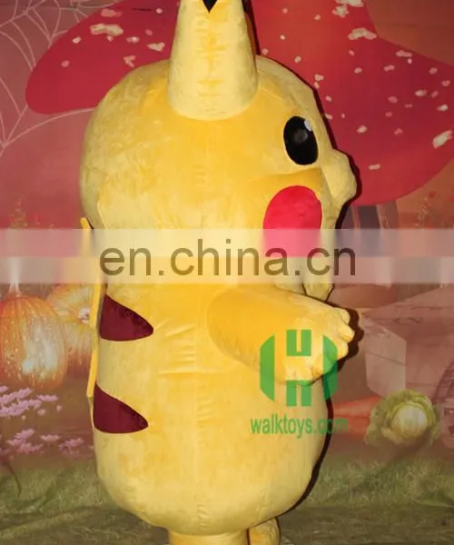 HI CE High Quality Inflatable Pikachu Mascot Costume With 3m High for Adult,inflatable Mascot Costume for Hot Selling photo-3