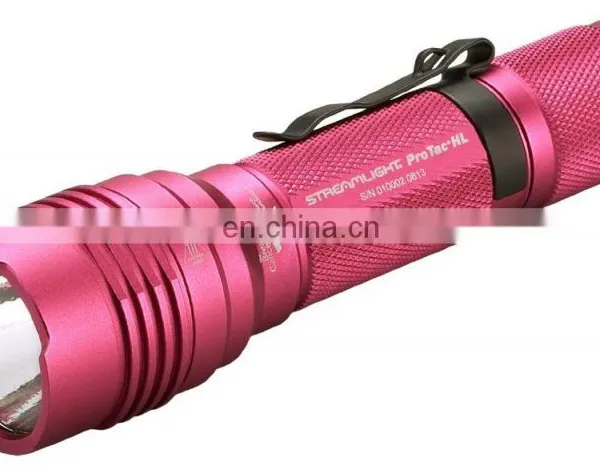 Streamlight 88044 ProTac HL Flashlight With White LED, 2-CR123A Lithium Batteries and Holster, Pink photo-2