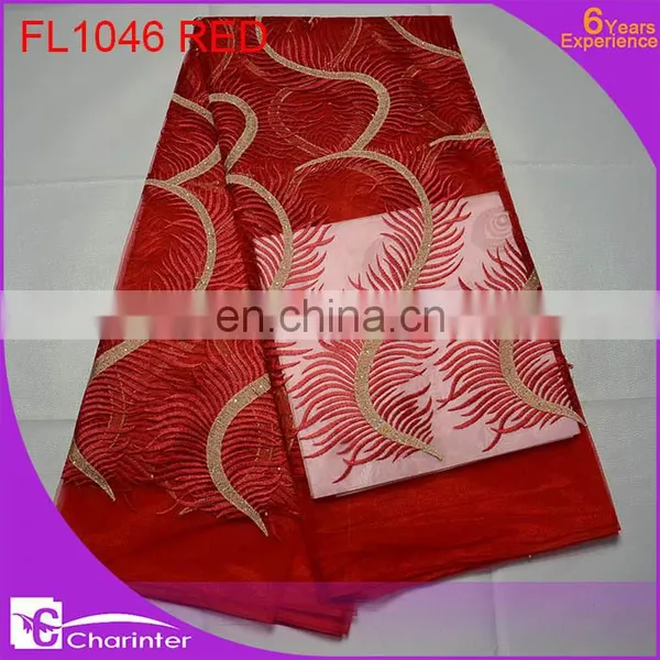 High Quality Lace Fabric Women Dresses FL1046 Fuchsia photo-4