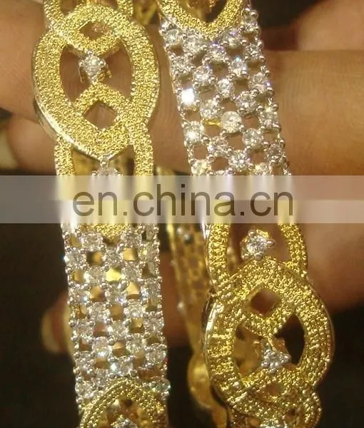 Cubic Zircon Jewelry Stone Bangle Manufacturer, Cubic Zircon Jewellery Bangles Exporter photo-3