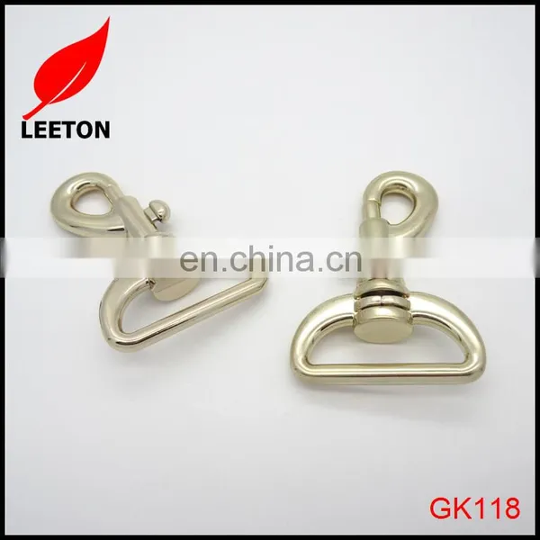 Factory Supply 30mm Light Gold Swivel Snap Hook for Bag photo-3