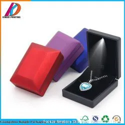 Fashion LED Light Ring/Necklace/Bracelet Packaging Jewelry Box photo-5