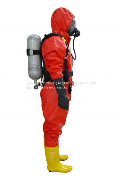 Professional Light Duty Chemical Protective Suit For Firefighter's Protection photo-3