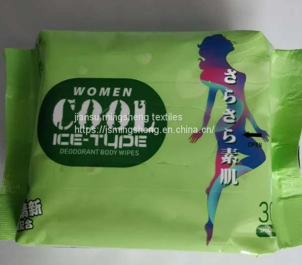 Customized Portable Ice Lady Fragrance Alcohol-free Deodorant Body Wipes photo-2