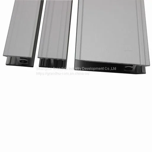Wardrobe Sliding Door Track Profile Aluminium Stile Vertical Handle photo-3