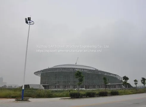 Anhui Tongcheng Stadium Steel Structure Roof Project photo-2