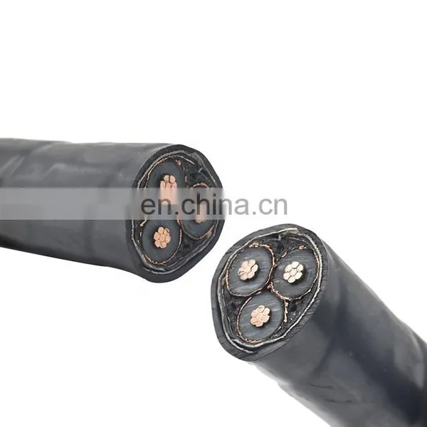 High Voltage PVC 70mm 240mm Xlpe 3 Core Power Copper Electric Cable Medium Voltage Cable photo-2
