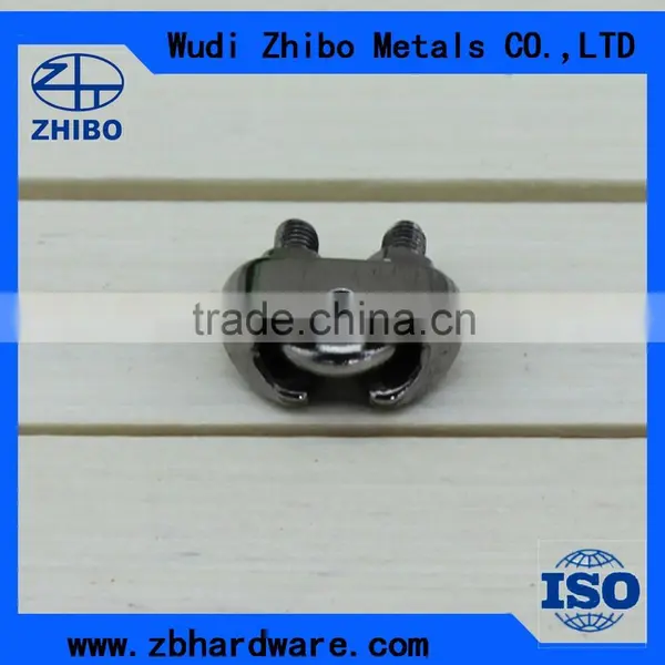 Stainless Steel 316 304 Rigging Hardware Wire Rope Adjustable Cable Clamps With Nuts photo-6
