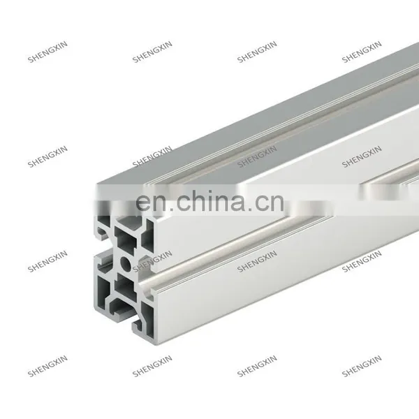Shengxin 6061 6063 T5 T6 20X20 30X30 35x35 40X40 50X50 60X60 80X80 90X90 100X100 V T Slot Aluminium Industrial Extrusion Profil photo-6