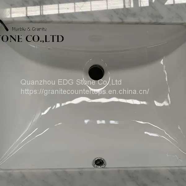 Best Selling Hot Chinese Products Marble Stone Hotel Bathroom Vanity photo-4