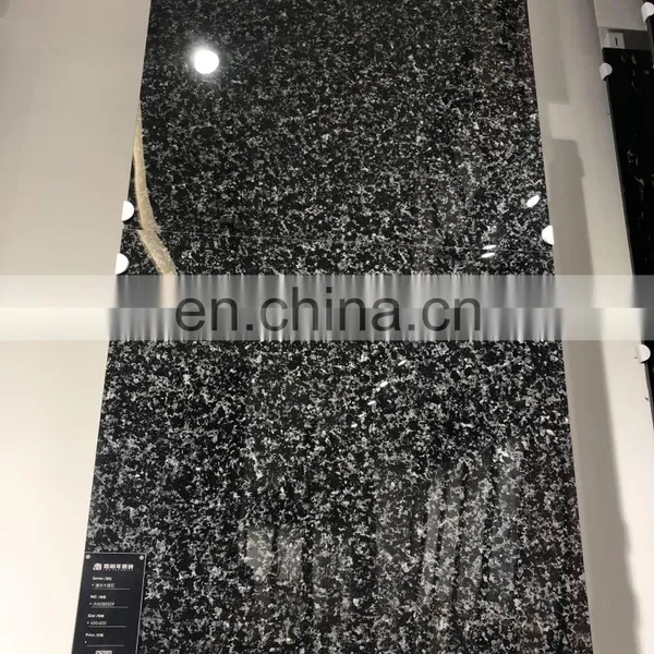 Fohan Kajaria Tiles 600x600 Color Body Dark Black Full Polished Glazed Marble Stone Porcelain Tiles JM63803DF photo-4