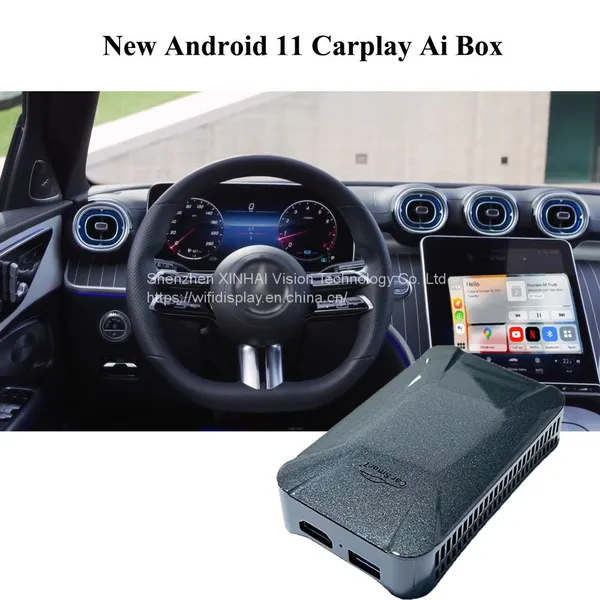 2022 NEW Android 11 Carplay Box HDMI Out Suitable for Audi Ford VW Universal Car Screen Youtube Netflix Video Streaming