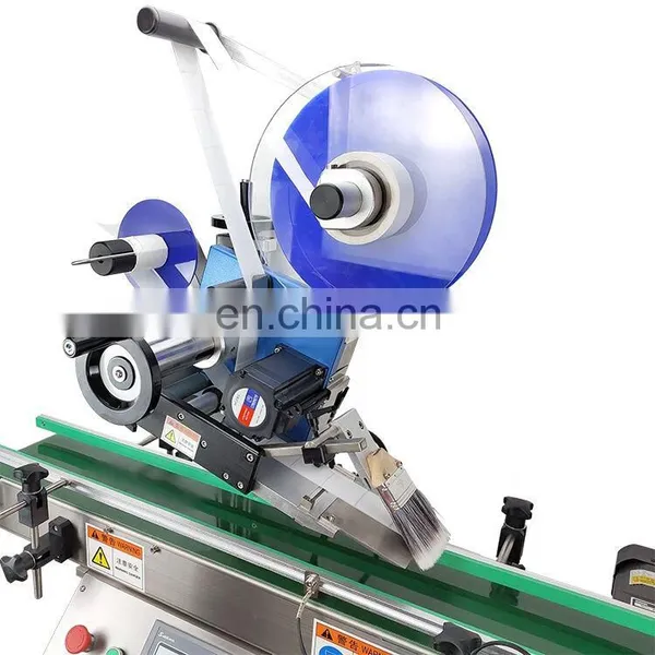 10mm Desktop Auto Sticker Machine Boxes Card Square Bottles Caps Flat Labeling Machine photo-4