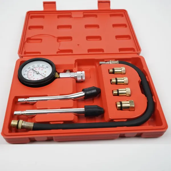 Car Cylinder Pressure Gauge Automotive Engine Testing Gauge Test Tool Kit photo-2