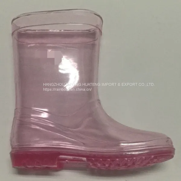 Colourful Transparent Kid Boots,2027 Child Boots,Cheap Transparent Children PVC Boots,Chian Boot photo-4