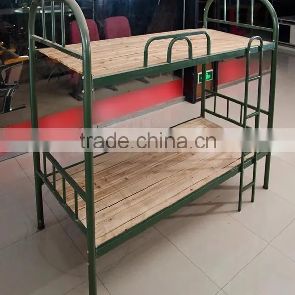 (DL-B1) Cheap Easy Assembled Adult/military Metal Bunk Beds in Black photo-4