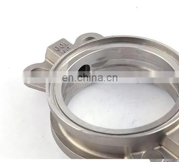 Sand Casting Valve Body Durable Material Long Service Life for Oil Water Cast Iron Butterfly Valve Body photo-2