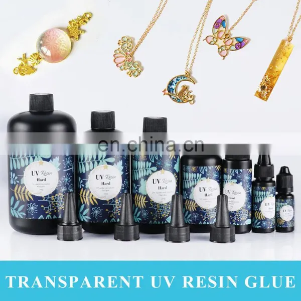 UV Resin Hard Glue Crystal Clear Ultraviolet Curing DIY Epoxy Resin Silicone Mold UV Glue Solar Sunlight Jewelry Making Tool photo-3