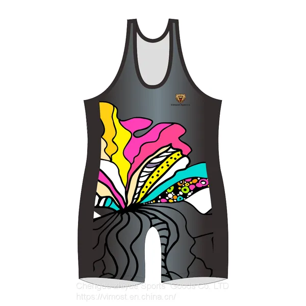 Custom Sublimation Wrestling Singlet photo-2