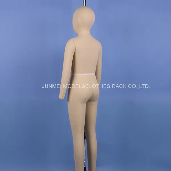 Junmei Full Body Children Mannequin USA Size 10 Girl Dress Form for Tailor Sewing Manikin photo-2