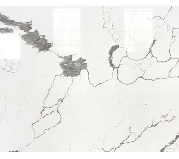 Code：1007，Calacatta Artificial Stone Quartz Slab Kitchen Countertops photo-2