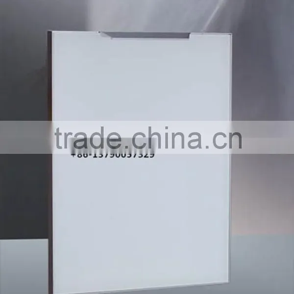 Frameless Glass Kitchen Cabinet Door with Polished Edge Handle