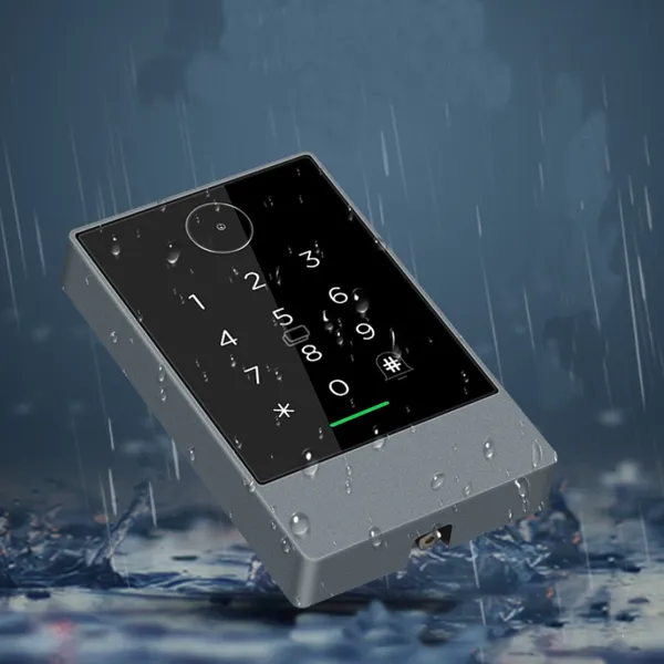 Qr code Bluetooth access password swipe card access control all-in-one fingerprint waterproof all-pass lock Shared study room K3Q