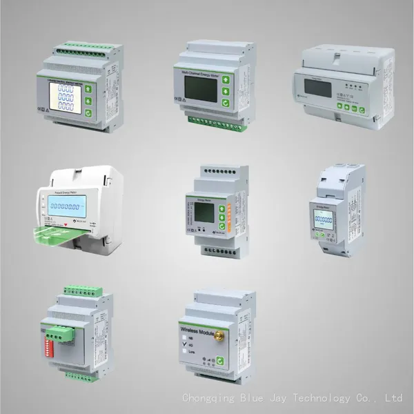 DEM-4M3C Three Phase KWH Electric Meter RS485 Din Rail Energy Meter With LCD Display photo-2