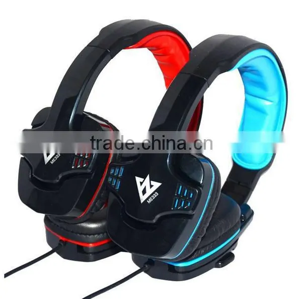 USB Stereo Headphone Set for Computer & Play Station ME333 Blue photo-5