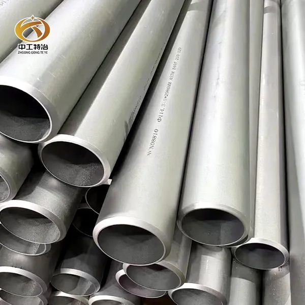 Welded Titanium Alloy Pipe TA3/TA4 With Mill Test Report Compliance photo-2