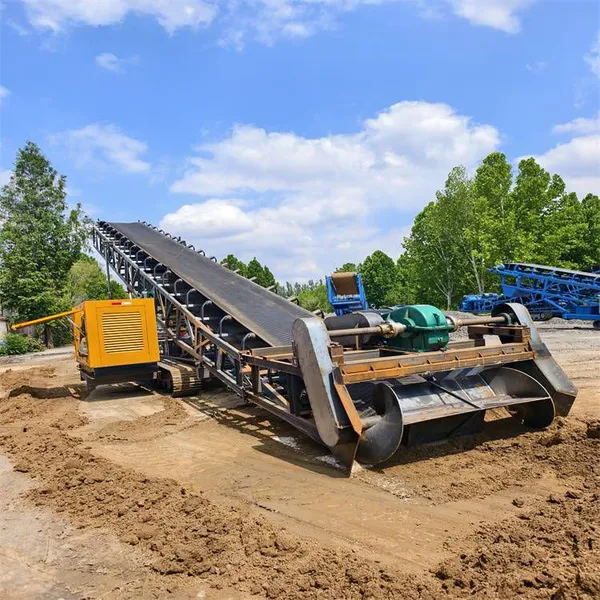 Crawler Walking Slag Scraper, Coal Slag Stacking Material Scraper, Remote-controlled Material Reclaiming Conveyor photo-5