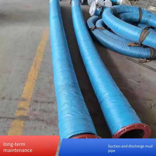 Customized Large-diameter Steel Wire Skeleton Rubber Hose, Reducing Suction and Discharge Hose for Negative Pressure and Wear-resistant Suction and Discharge of Cement Slurry photo-3